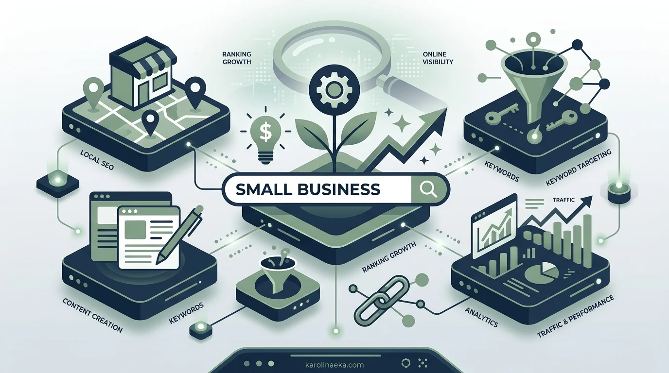 Ilustrasi SEO Bisnis Kecil