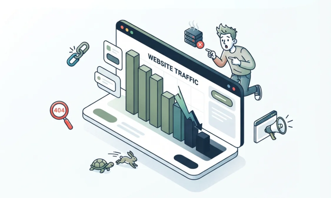 Penyebab-Traffic-Website-Drop